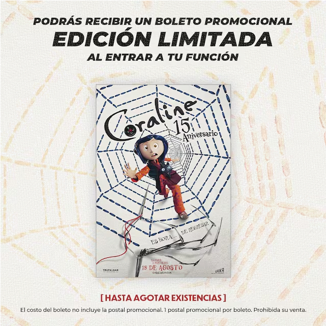 Boleto de Coraline