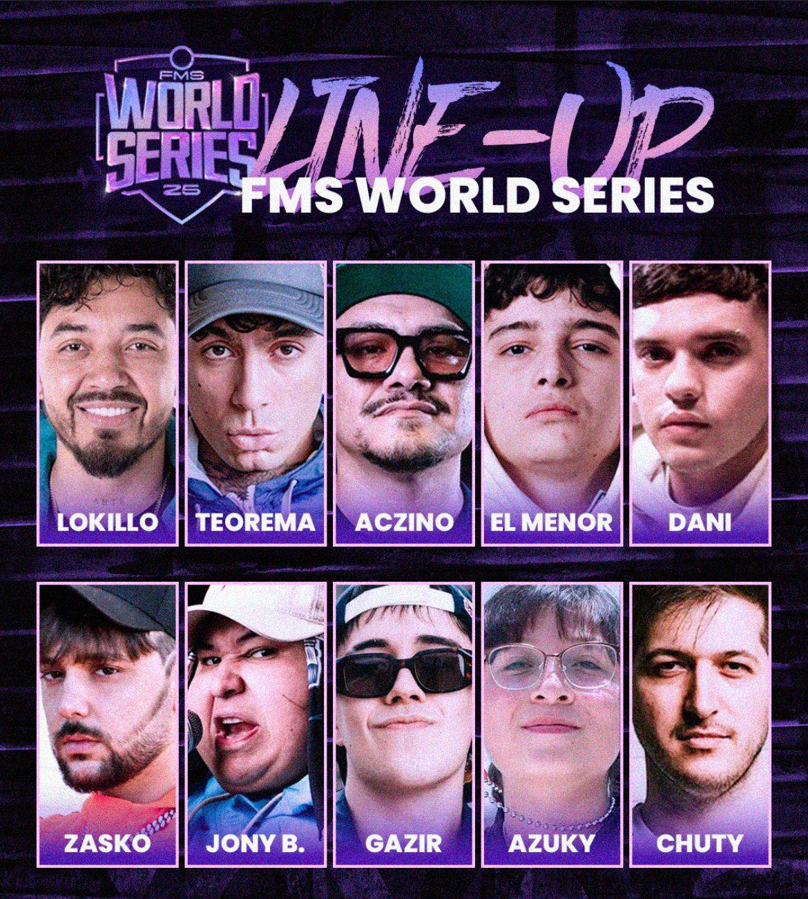 Line Up FMS World Series Valencia