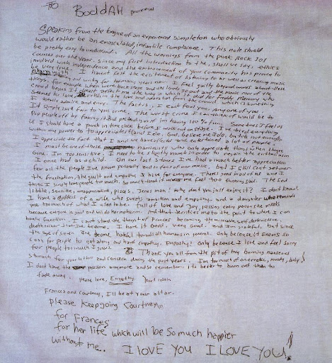 La carta de Kurt Cobain