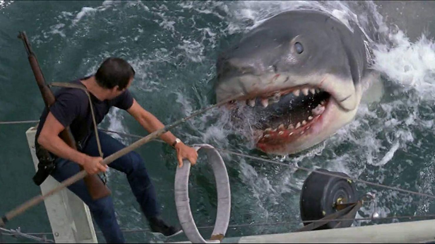 Jaws (1975) Dolly Zoom