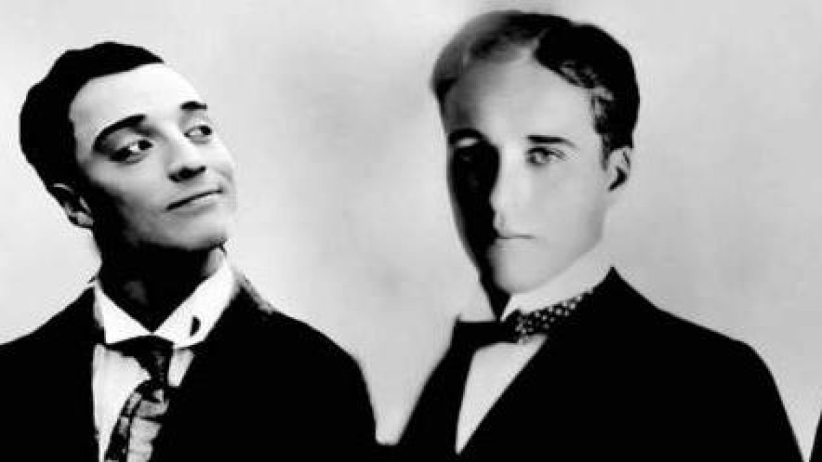 Buster Keaton y Harold Lloyd